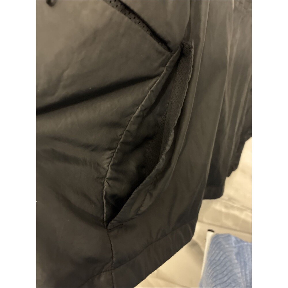 Nike Air Jacket Windbreaker Black Zip Up Woven Tech Utility Hoodie Mesh Lined M - Picture 9 of 16
